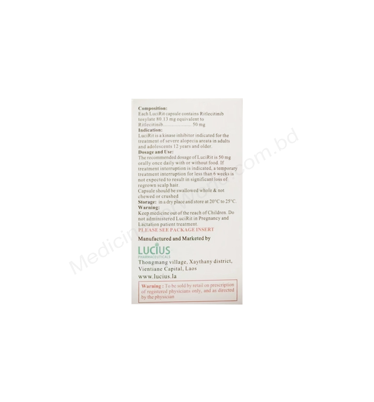 Lucirit- 通用的 Ritlecitinib- Lucius Pharma