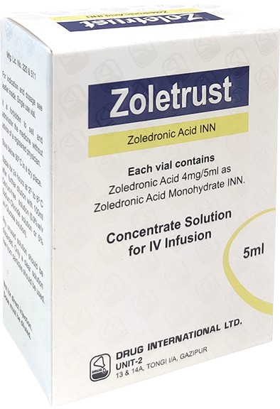 Zoletrust- 通用的 唑来膦酸注射- 耀品国际有限公司