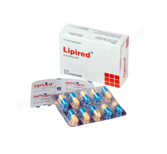 Lipired- 通用的 FENOFIBRATE- Square制药有限公司