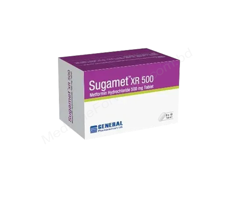 Sugamet XR- 通用的 METFORMIN HYDROCHLORIDE- General Pharma