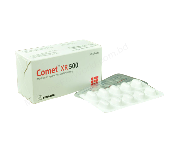 Comet XR- 通用的 METFORMIN HYDROCHLORIDE- Square制药有限公司