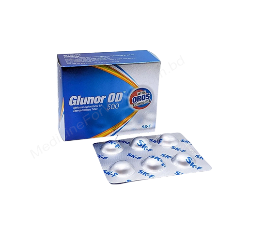 Glunor XR- 通用的 METFORMIN HYDROCHLORIDE- Eskayef制药有限公司