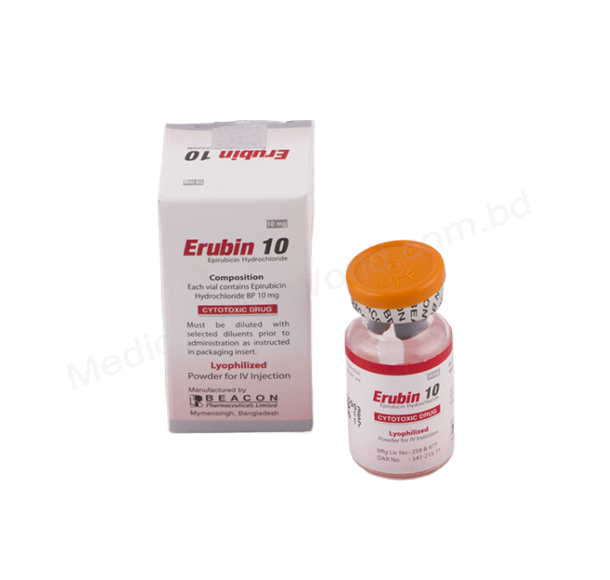 Erubin- 通用的 EPIRUBICIN HYDROCHLORIDE- 孟加拉碧康制药