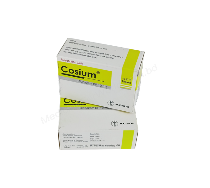 Cosium- 通用的 氯巴占- Acme Pharma
