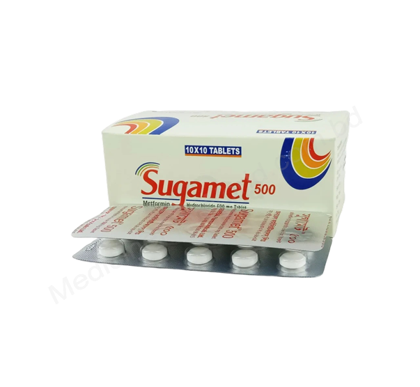 Sugamet- 通用的 METFORMIN HYDROCHLORIDE- General Pharma