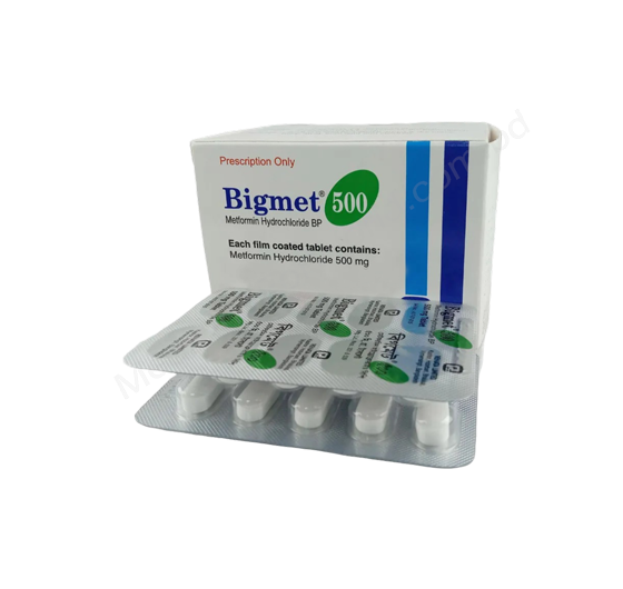 Bigmet- 通用的 METFORMIN HYDROCHLORIDE- Renata制药有限公司