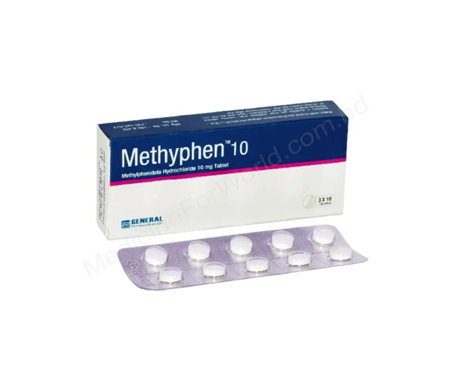 Methyphen- 通用的 盐酸哌甲酯- General Pharma