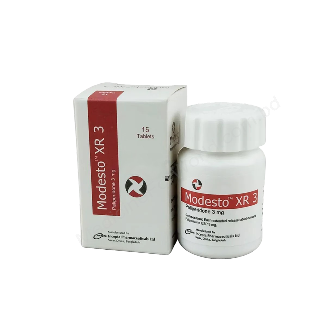 Modesto XR- 通用的 帕潘立酮- 孟家拉伊斯达制药