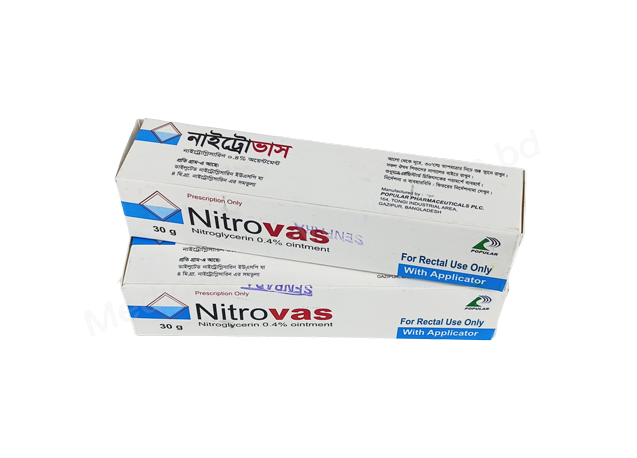 Nitrovas- 通用的 硝酸甘油- Popular Pharma