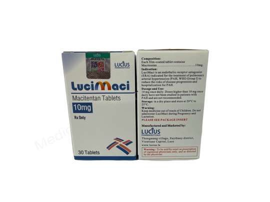 LuciMaci- 通用的 马西腾坦- Lucius Pharma