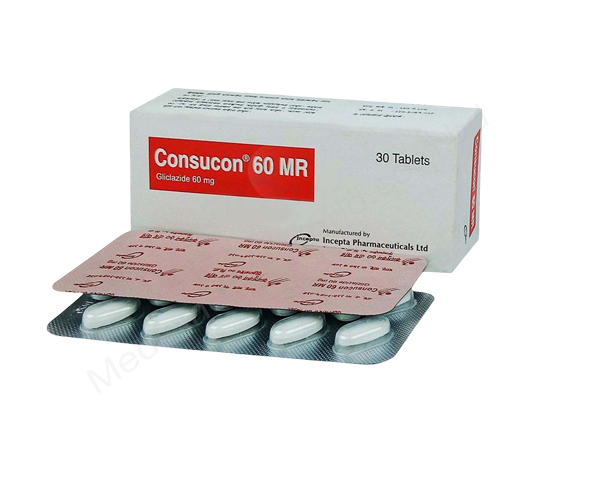 Consucon MR- 通用的 格列齐特- 孟家拉伊斯达制药