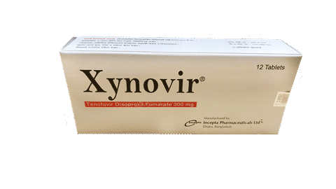 Xynovir- 通用的 富马酸替诺福韦二吡呋酯- 孟家拉伊斯达制药