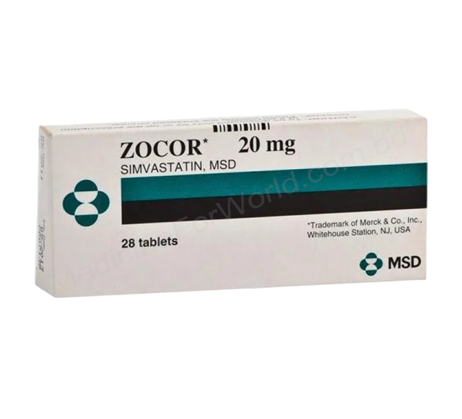 ZOCOR- 通用的 SIMVASTATIN- MSD Pharma