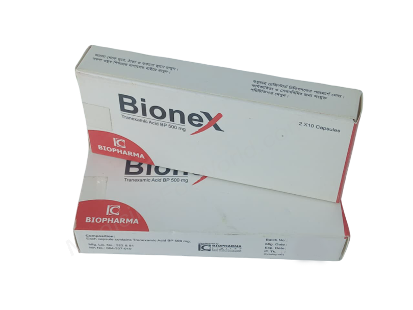 Bionex- 通用的 氨甲环酸- Biopharma Limited