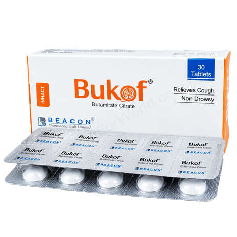 Bukof- 通用的 枸橼酸布他米酯- 孟加拉碧康制药