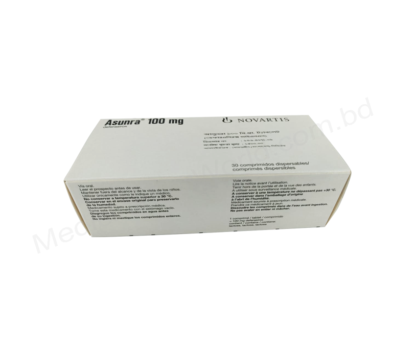 Asunra- 通用的 地拉罗司- Novartis Pharma