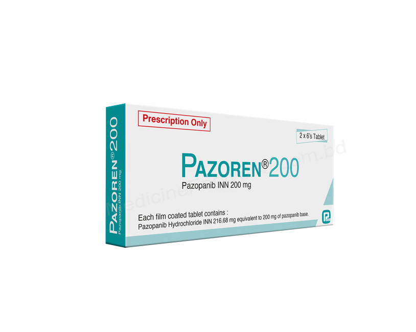 Pazoren- Родовое Пазопаниб- Renata pharma