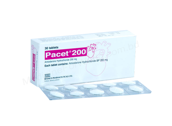 Pacet- 通用的 Amiodarone- Beximco制药有限公司