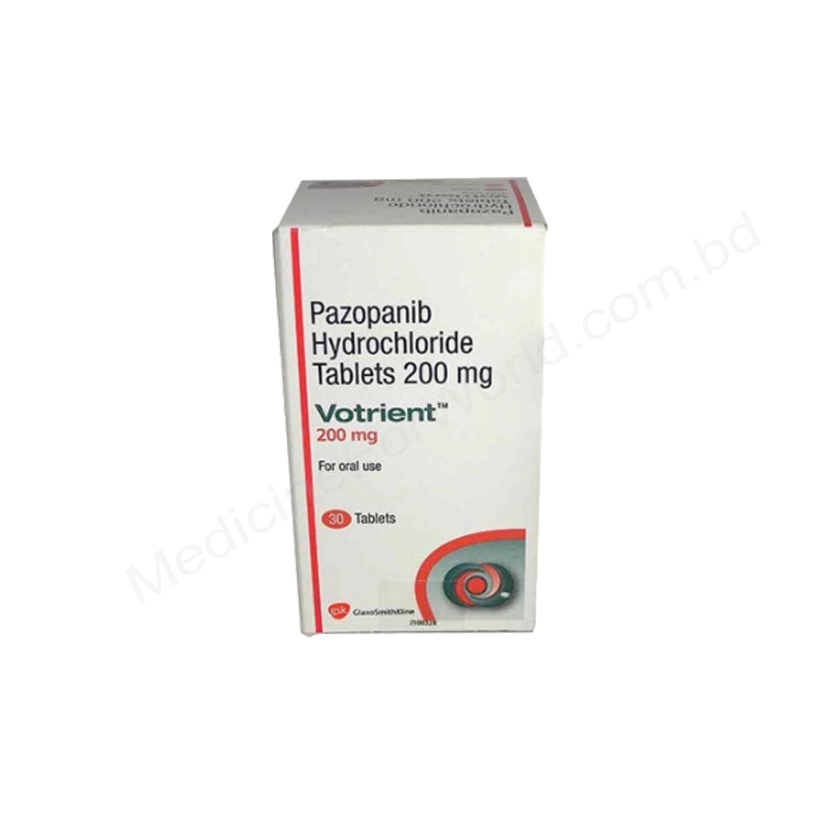 Вотриент- Родовое Пазопаниб- Novartis Pharma