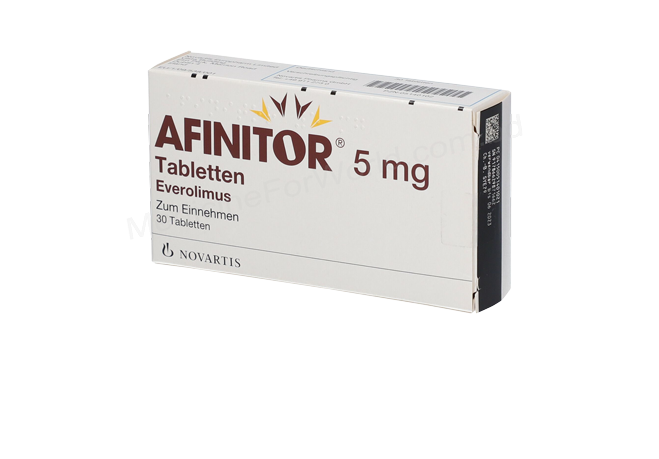 AFINITOR- 通用的 依维莫司- Novartis Pharma