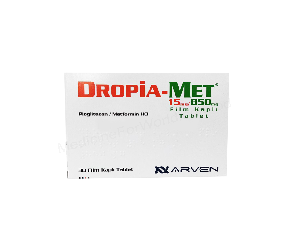 Dropia-met- 通用的 PIOGLITAZONE + METFORMIN- ARVEN Pharma