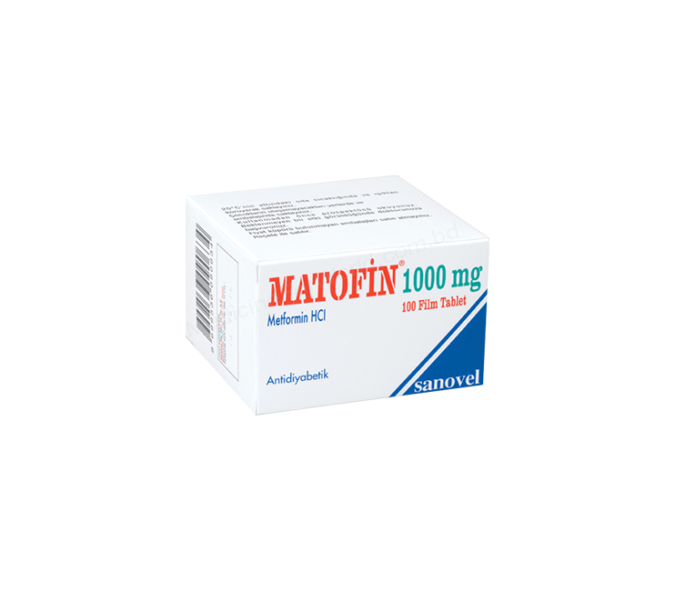MATOFIN- 通用的 METFORMIN HYDROCHLORIDE- Sanovel pharma