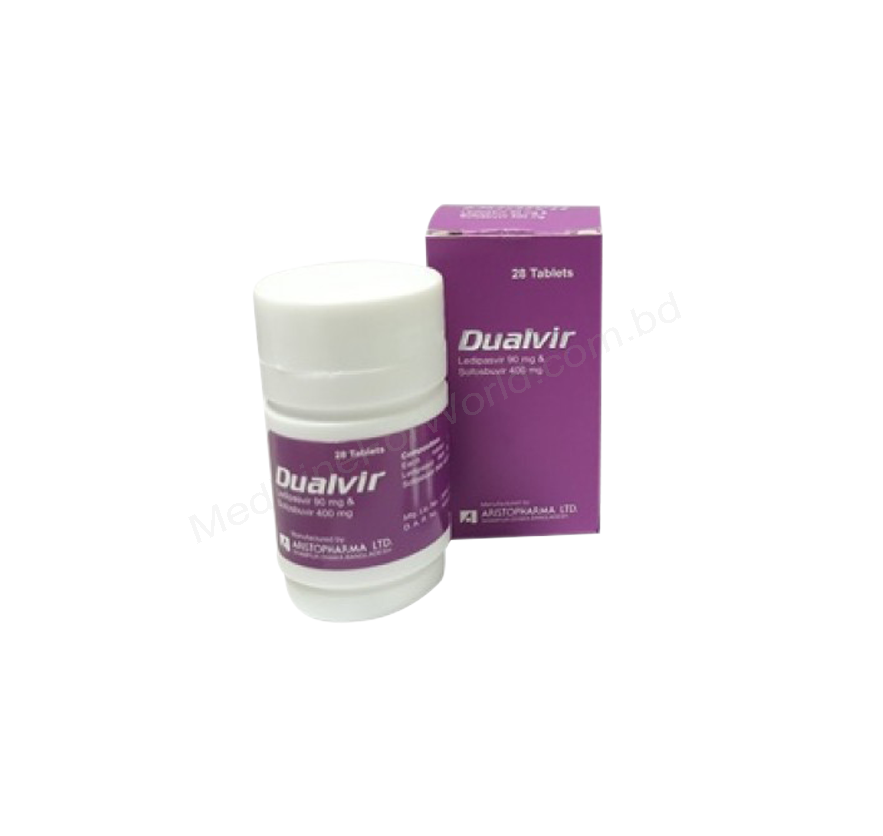 Dualvir- Родовое Софосбувир + Ледипасвир- Aristopharma