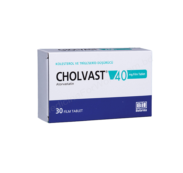 CHOLVAST- 通用的 Atorvastatin Calcium- BIOFARMA Pharma