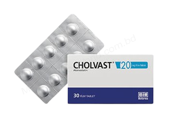CHOLVAST- 通用的 Atorvastatin Calcium- BIOFARMA Pharma