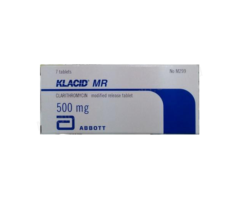 KLACID MR- 通用的 CLARITHROMYCIN- ABBOTT Pharma