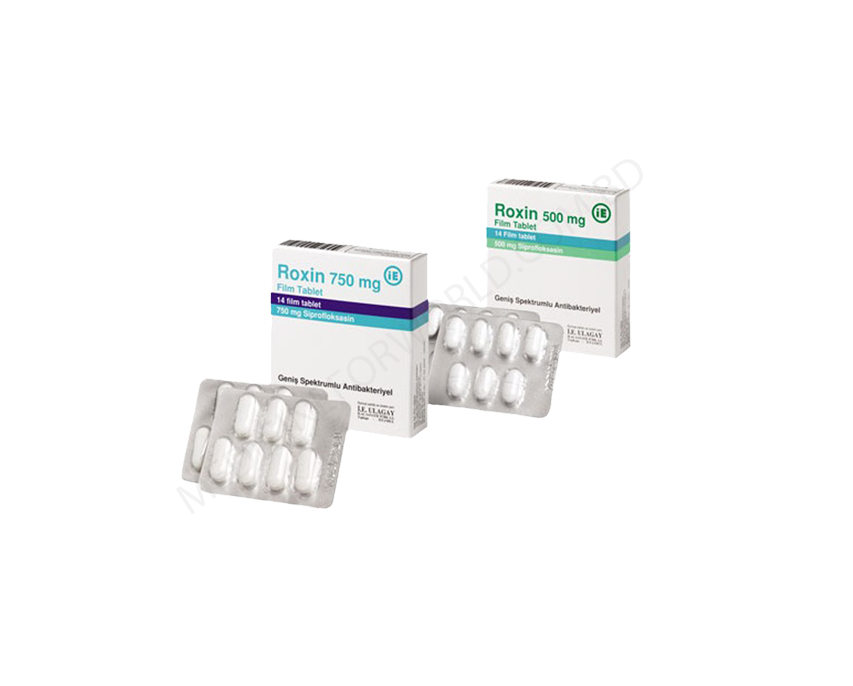 ROXIN- 通用的 CIPROFLOXACIN HYDROCHLORIDE- I.E. ULAGAY Pharma
