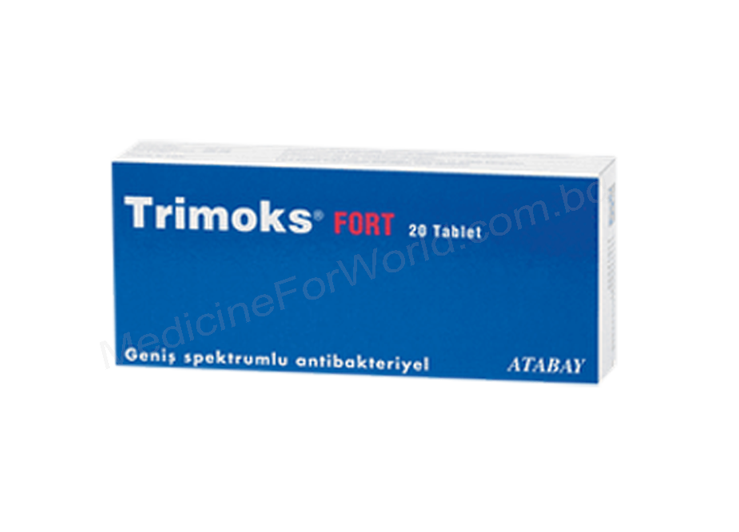 TRIMOKS FORT- 通用的 SULFAMETHOXAZOLE + TRIMETOPRIM- Atabay pharma
