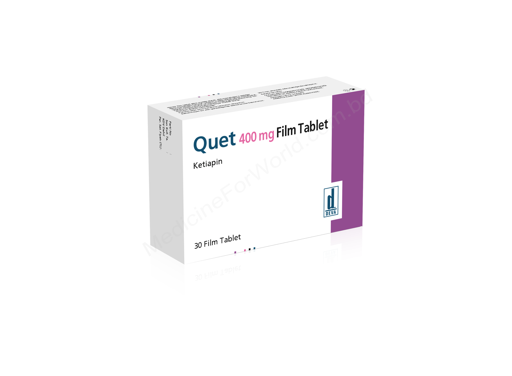 QUET- 通用的 QUETIAPINE FUMARATE- Deva Pharma