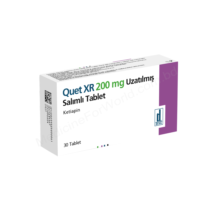 QUET XR- 通用的 QUETIAPINE FUMARATE- Deva Pharma