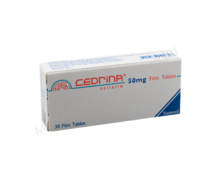 CEDRINA- 通用的 QUETIAPINE FUMARATE- Sanovel pharma