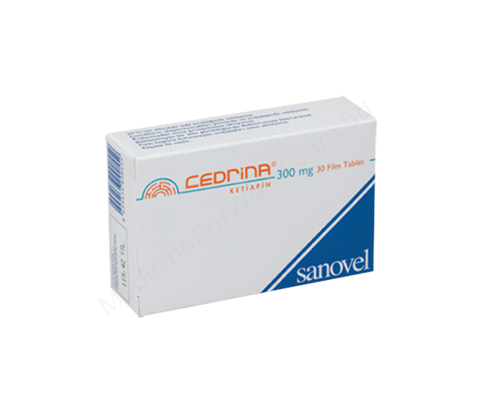 CEDRINA- 通用的 QUETIAPINE FUMARATE- Sanovel pharma