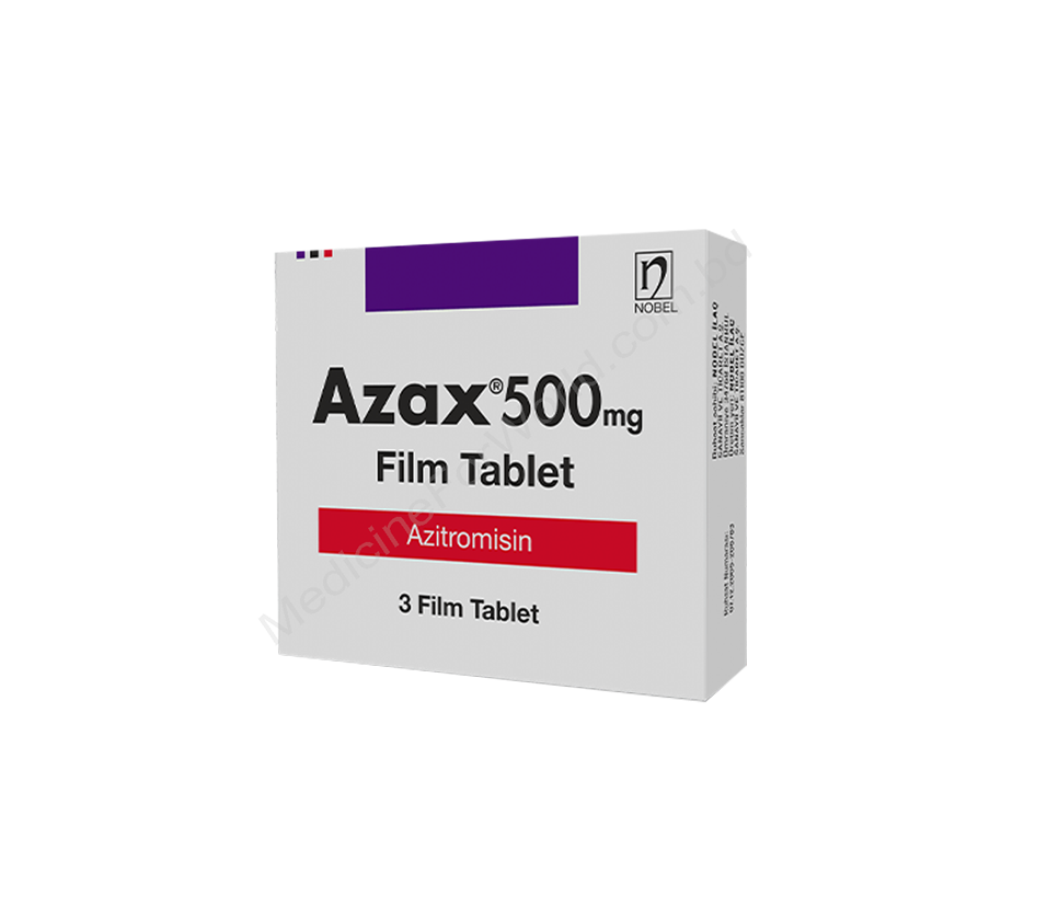 AZAX- 通用的 AZITHROMYCIN- Nobel pharma