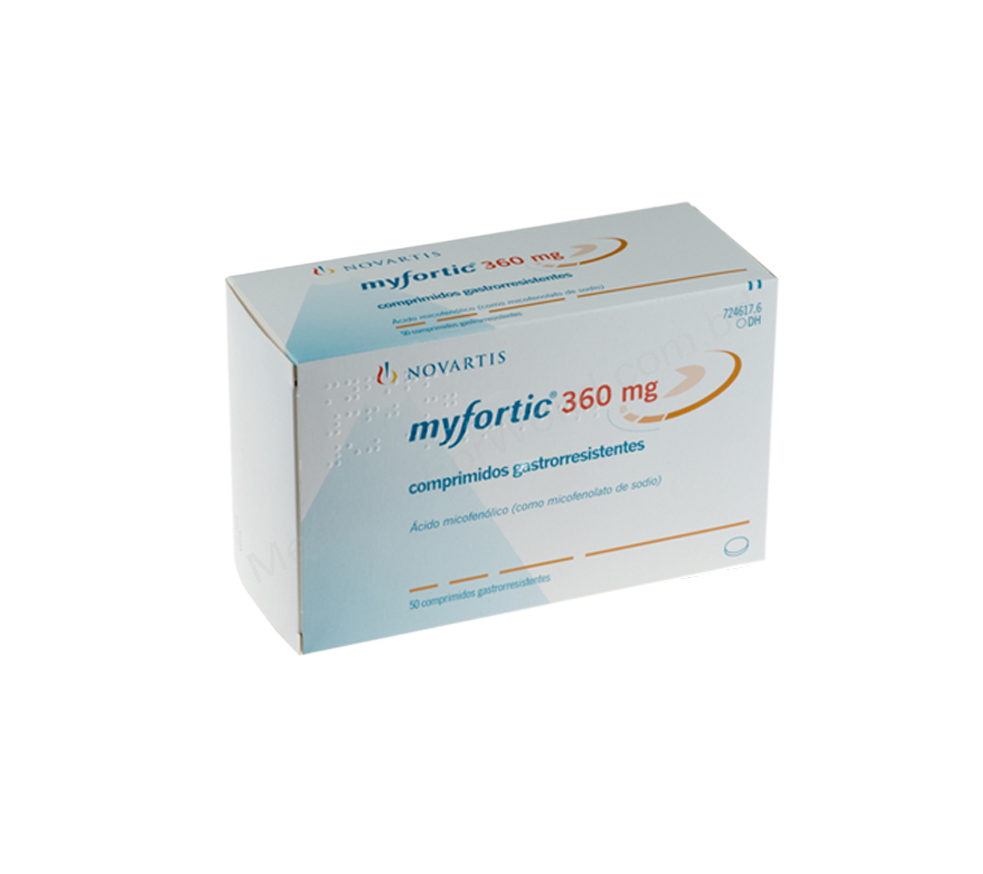Myfortic- 通用的 Mycophenolate mofetil- Novartis Pharma