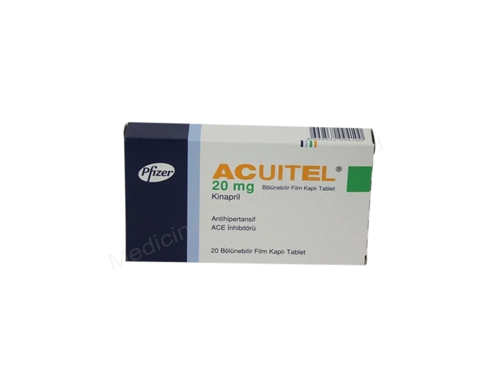 Acuitel- Родовое Quinapril Hydrochloride- Pfizer Pharma