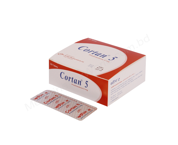Cortan- 通用的 Prednisolone- 孟家拉伊斯达制药