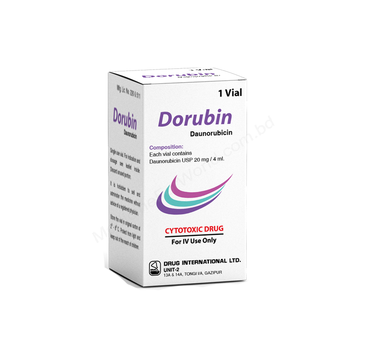 Dorubin- 通用的 Daunorubicin Hydrochloride- 耀品国际有限公司