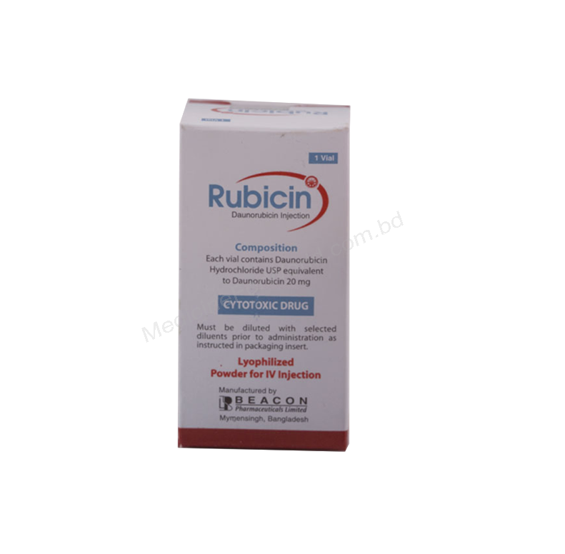 Rubicin- 通用的 Daunorubicin Hydrochloride- 孟加拉碧康制药