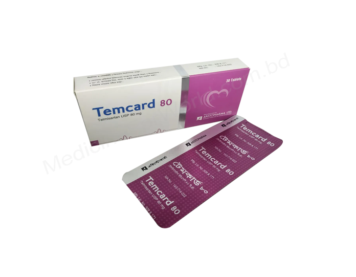 Temcard- 通用的 Telmisartan- Aristopharma